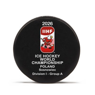 IIHF World Championship IA Sosnowiec 2026 puck