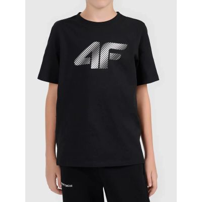 Boy's cotton T-shirt with 4F logo 4FJWMM00TTSHM3604-20S