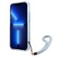 5. Guess GUHCP13MHTSGSB iPhone 13 6.1 "blue / blue hardcase Translucent Stap