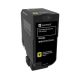 2. LEXMARK 74C2HYE toner - yellow