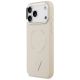 2. Guess Triangle Logo MagSafe Case for iPhone 17 Pro - Beige