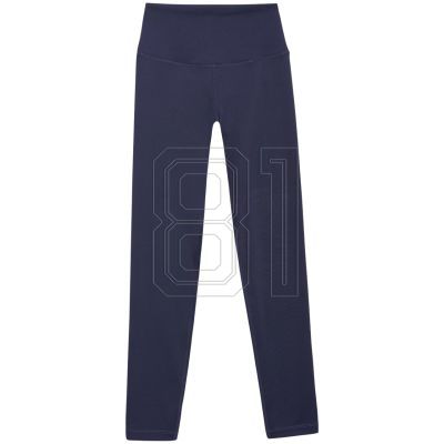2. Women's leggings 4F FNK F360 dark navy blue 4FWAW25TFTIF360 31S