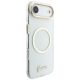 5. Guess IML Script Metal MagSafe Case for iPhone Air - Clear