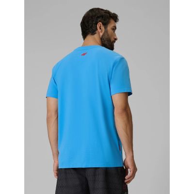 2. Men's regular printed T-shirt 4F 4FRSS26TTSHM4039-33S