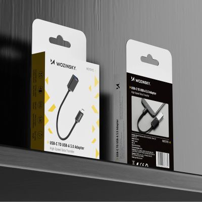 9. Wozinsky WOTGY1S USB-C 3.0 (male) - USB-A 3.0 (female) OTG Adapter - Black