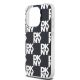 6. DKNY IML Checkered Mono Pattern case for iPhone 15 Pro - black