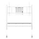 4. Neomounts FL50-575WH1 Multimedia Stand White Multimedia Card/Multimedia Cart