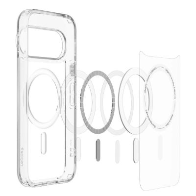 6. Spigen Ultra Hybrid Mag MagSafe Case for Google Pixel 11 Pro XL - Clear and White