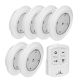 2. MACLEAN 6X WIRELESS BATTERY-OPERATED LED LAMP WITH REMOTE CONTROL MCE165