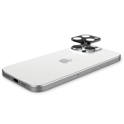 9. Spigen Optik.tR Camera Protector for iPhone 14 Pro / Pro Max / 15 Pro / Pro Max / 16 Pro / Pro Max - Black 2 pcs.