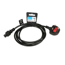 I-BOX POWER CABLE FOR NOTEBOOKS (CLOVER) VDE 3X0.75MM COPPER UK PLUG