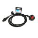 I-BOX POWER CABLE FOR NOTEBOOKS (CLOVER) VDE 3X0.75MM COPPER UK PLUG