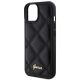 6. Guess Quilted Metal Logo case for iPhone 15 - black