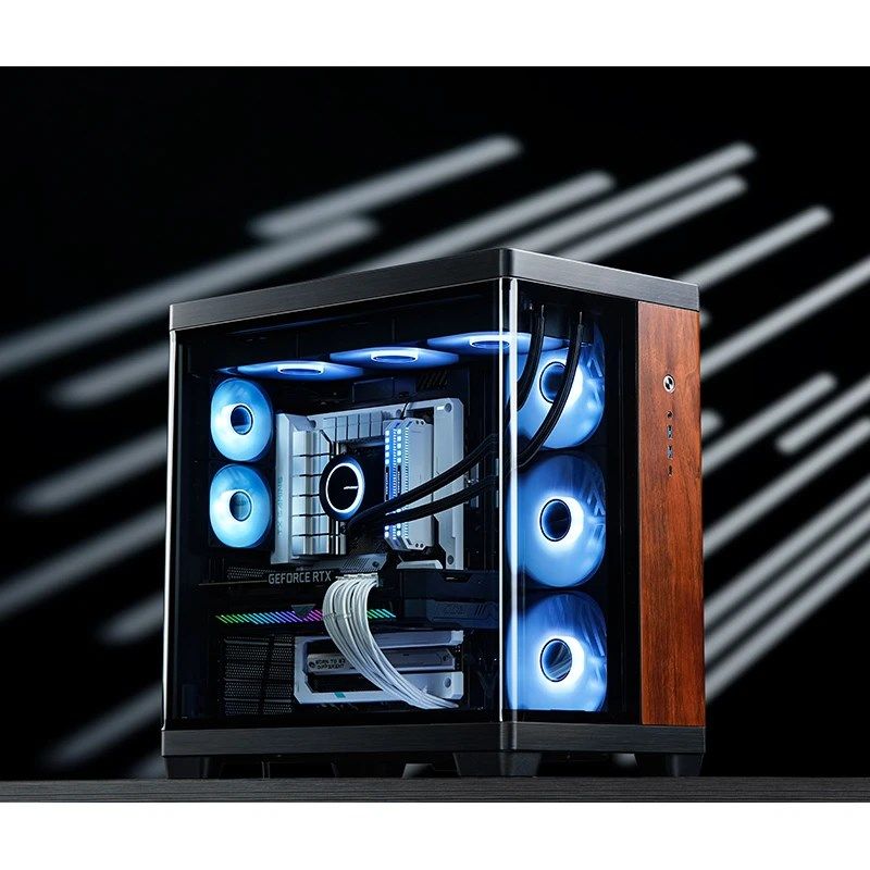 25. Jonsbo TK-4 Wood Tower Black, Wood