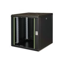 Digitus Szafa sieciowa wisząca Unique 19" 12U rack 600x600, drzwi szyba, czarny, niedzielona, złożona, 100kg