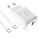 2. Tech-Protect C20W USB-C PD 20W / USB-A QC 3.0 charger with USB-C / USB-C cable - white