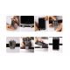 6. Swivel silicone bike holder with replaceable head - black