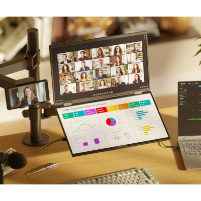 15. JAPANNEXT 39.6 cm JN-DMD-IPS156F Dual FHD Monitor