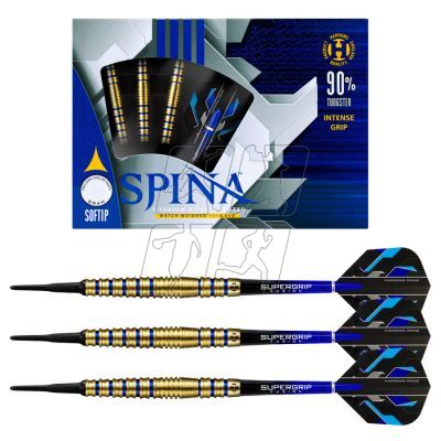 10. Darts Harrows Spina Gold 90% Softip HS-TNK-000013752