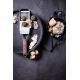 7. Microplane 43313 Hand Grater/Spiralizer Grater with Handle Silver, Wood
