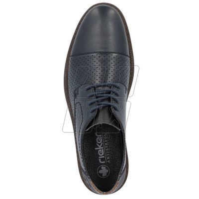 13. Comfortable leather shoes Rieker M RKR659, navy blue