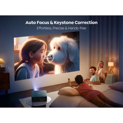 6. Yaber K2s LCD FullHD 1080p Multimedia Projector with JBL Speakers - Black