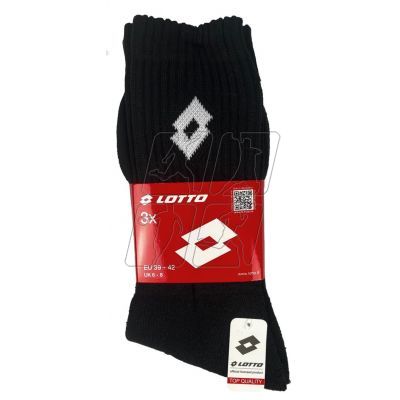 3. Terry socks LOTTO black 3 pairs 069739