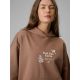 5. Women's loose sweatshirt with hood 4F 4FRSS26TSWSF2836-83S