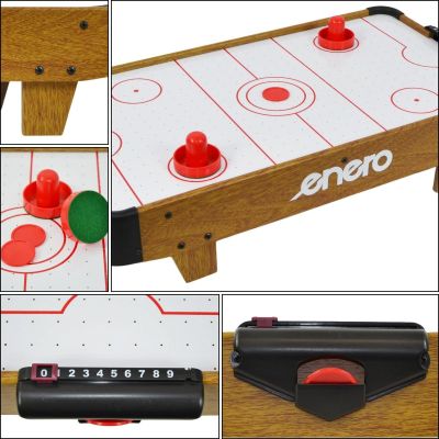 11. TABLE GAME AIR HOCKEY 60x32.5x14CM WOODEN ENERO