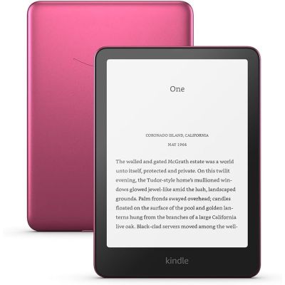 2. Amazon Kindle Paperwhite Signature Edition eBook Reader Touchscreen 32GB Wi-Fi Black, Pink