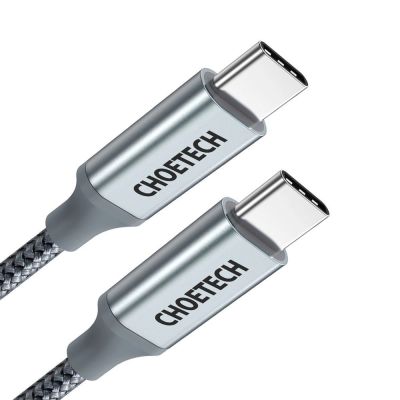 3. Choetech XCC-1002-GY USB-C - USB-C PD QC cable 100W 5A 480Mb/s 1.8m - gray
