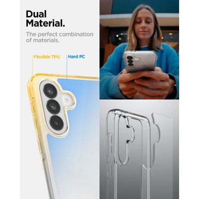 11. Spigen Ultra Hybrid Case for Samsung Galaxy A37 5G - Transparent