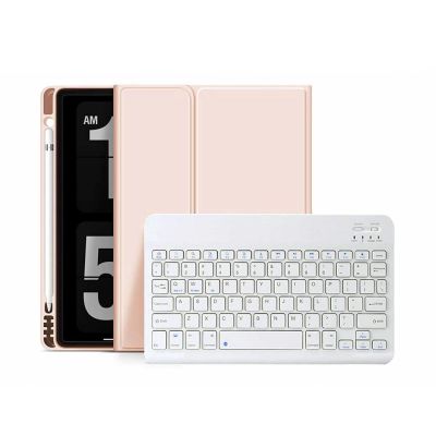 3. Tech-Protect SC Pen + Keyboard Case with Keyboard for iPad 10.9" 2022 - Pink
