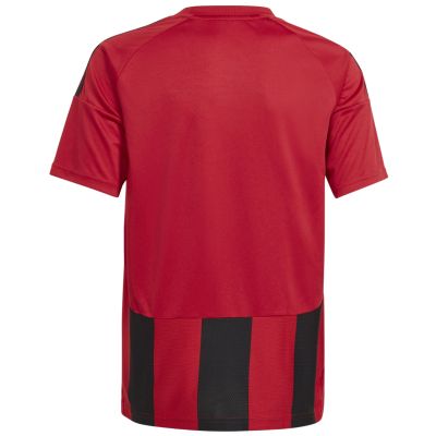 7. adidas Striped 24 Kids T-Shirt Red and Black IW2131