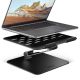 Axagon STND-LQB Laptop Stand with Double Joint, Height-Adjustable, Foldable, Laptop and Tablet Stand, Black, 43.9 cm (17.3")