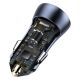9. Baseus Golden Contactor Pro fast car charger USB Type C / USB 40 W Power Delivery 3.0 Quick Charge 4+ SCP FCP AFC + USB Type C cable - Lightning gray (TZCCJD-B0G)
