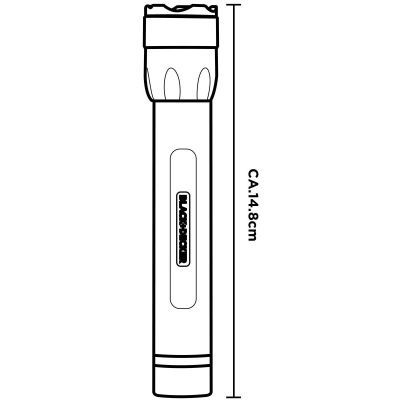 5. BLACK+DECKER 3.5 W 200-Lumen Tactical Aluminium Flashlight