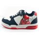 2. Leomil children's sports shoes Spiderman sneakers lightweight with velcro LED white