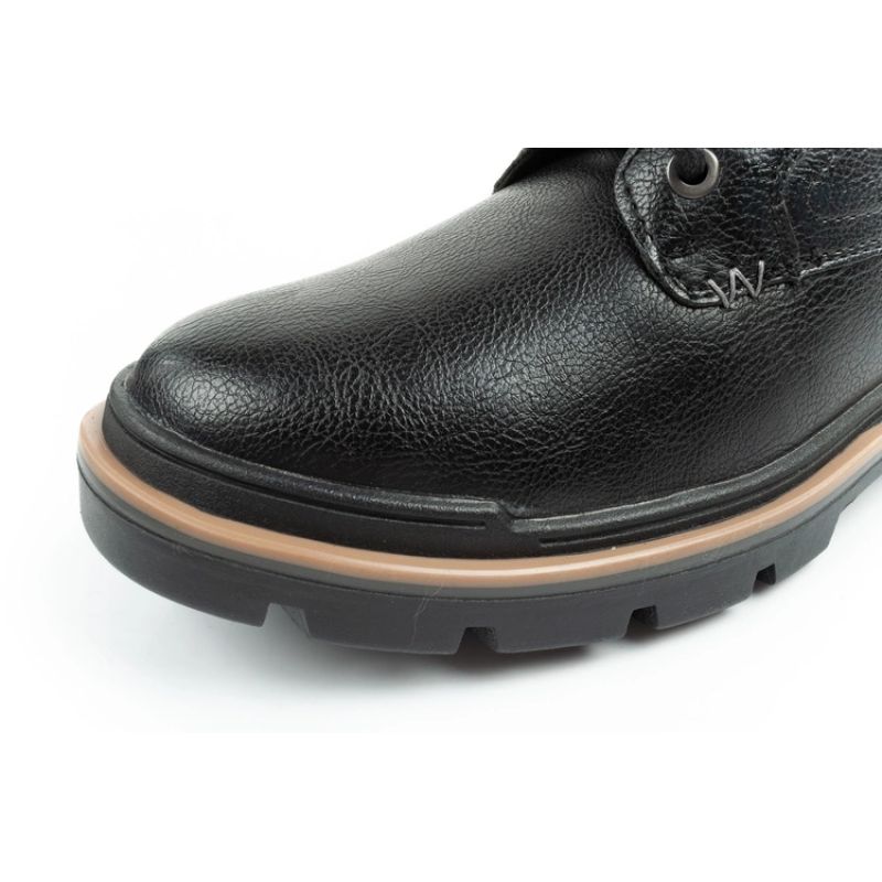 6. Wrangler Nevada men's shoes Chelsea boots elegant fashionable lace-up black