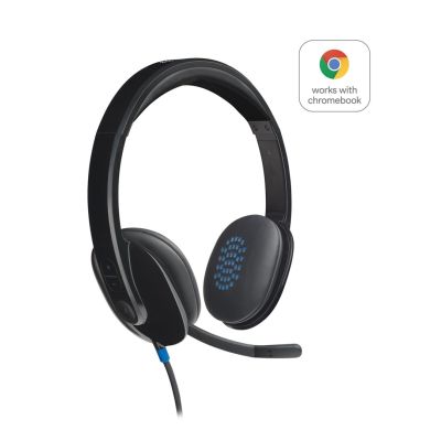 15. Logitech H540 Headphones 981-000480 (Black)