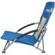 23. BEACH CHAIR WITH ARMRESTS 55x58x64CM FOLDABLE BLUE