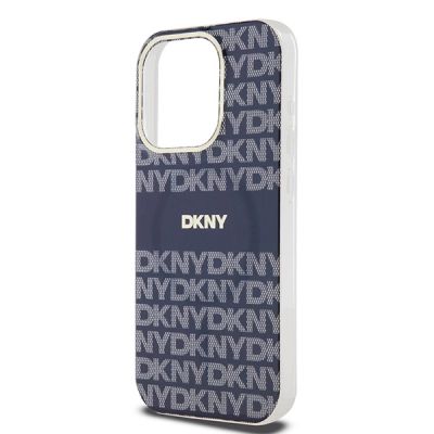 6. DKNY IML Mono & Stripe MagSafe case for iPhone 15 Pro - blue