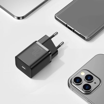 11. Baseus Super Si 1C fast charger USB Type C 20W Power Delivery + USB Type C - Lightning cable 1m black (TZCCSUP-B01)