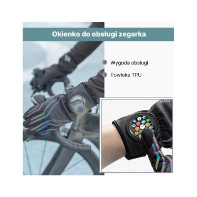 2. Rockbros Winter Cycling Gloves Black L