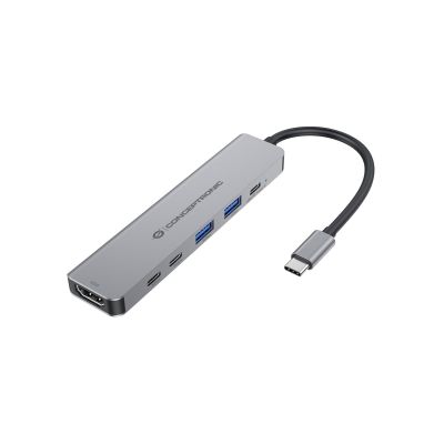 2. Conceptronic DONN33G Wired Docking Station USB 3.2 Gen 1 (3.1 Gen 1) Type-C Silver