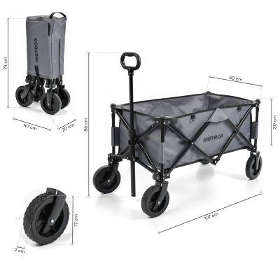 33. Meteor 16906 foldable transport trolley