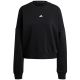 2. adidas Essentials Small Logo Feelcozy Women's Sweatshirt Black JC5932