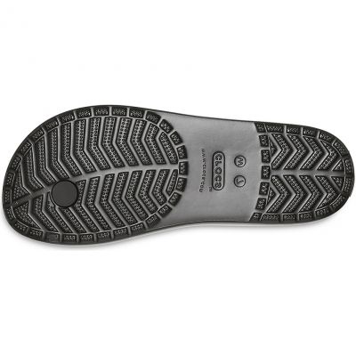 6. Crocs Crocband Flip W 206100 001 flip-flops