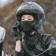 8. Wozinsky WKM-03B face mask motorcycle bicycle winter balaclava - black