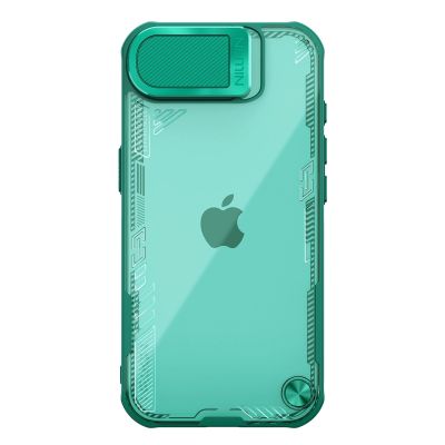2. Nillkin Iceblade Prop Case with Lens Cover and Stand for iPhone 16e / 17e - Green